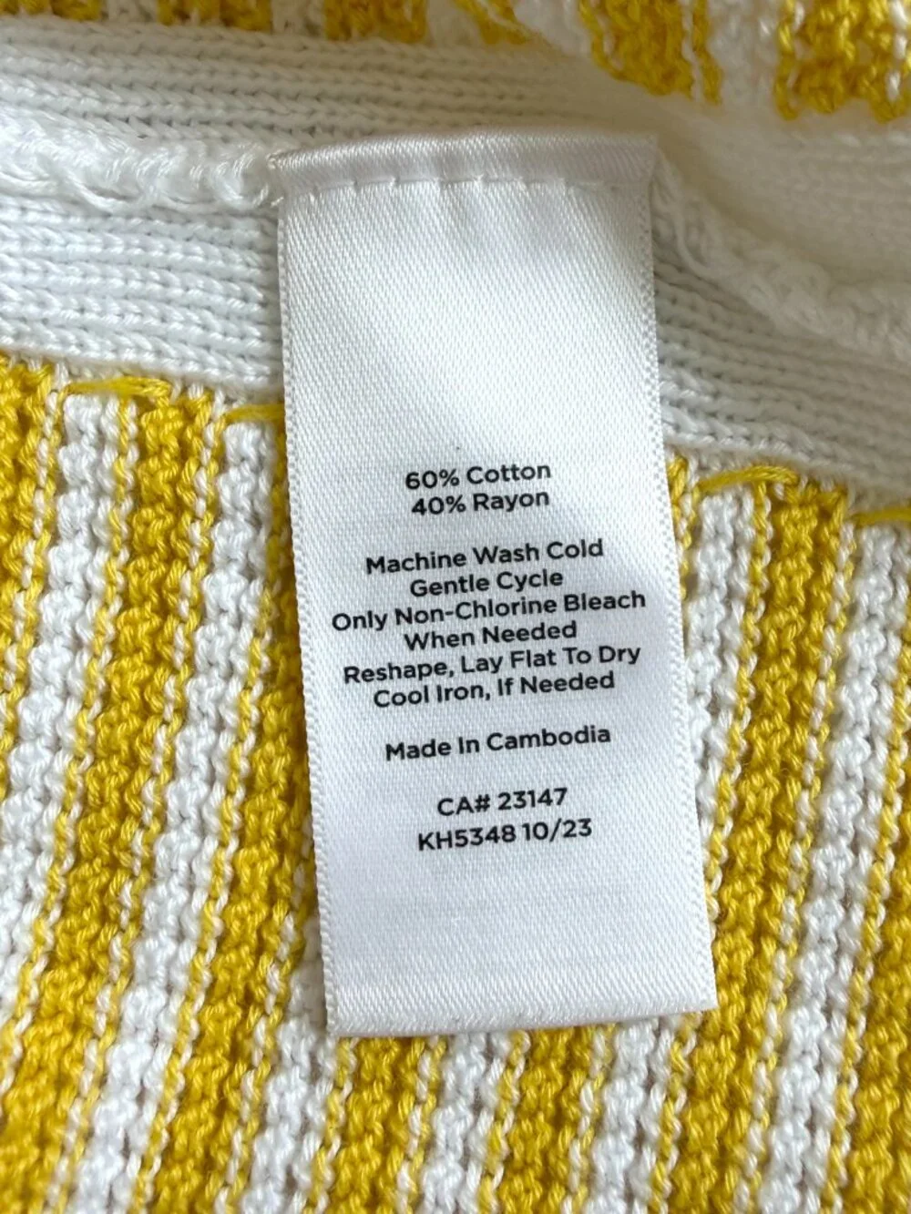 Talbots scallop striped